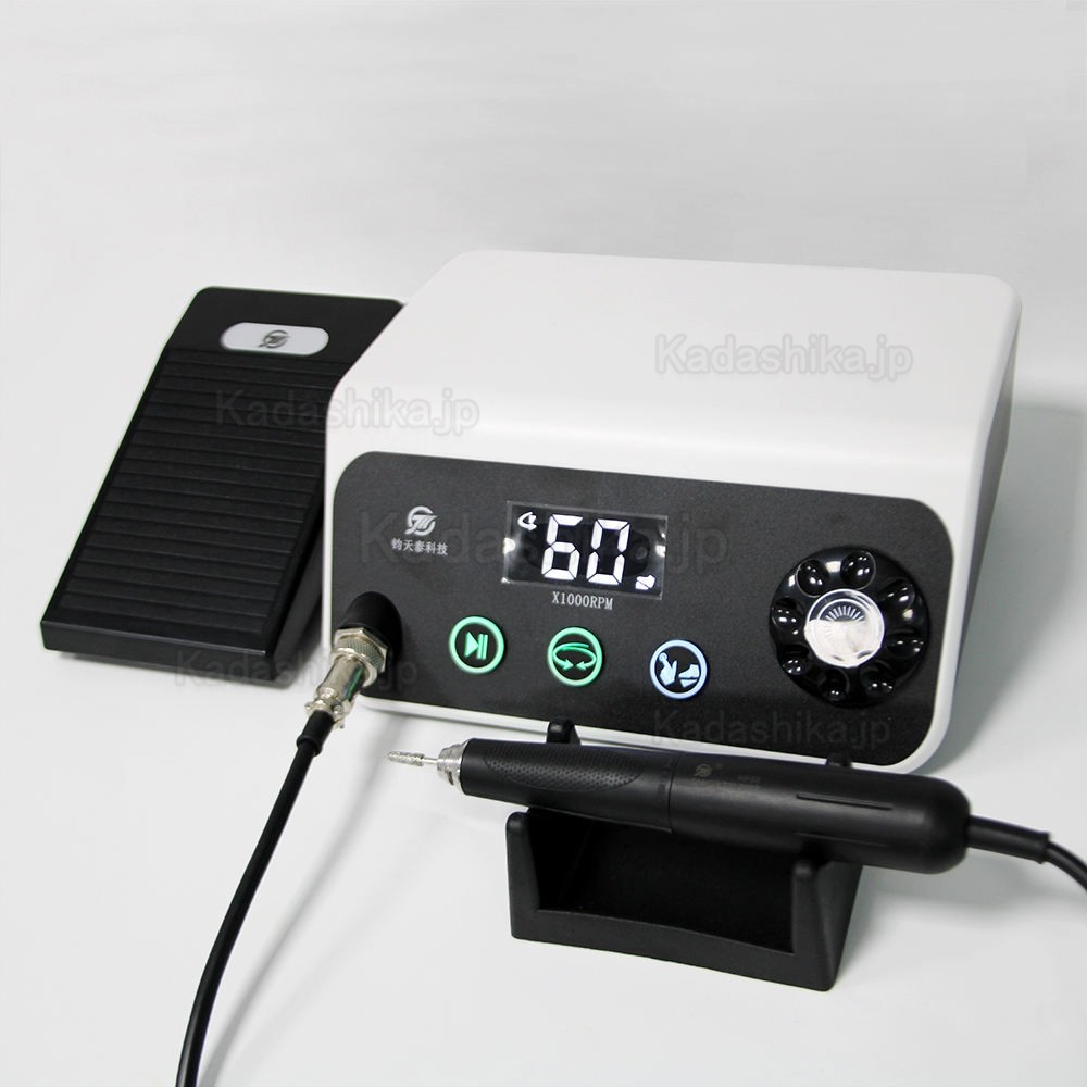 TJJ HP88 歯科用ブラシレスマイクロモーター（60000rmpハンドピース＆ペダルコントロール付き）